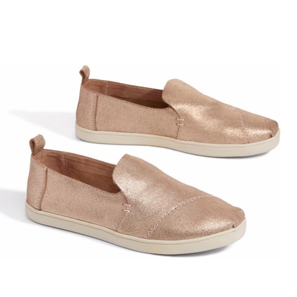 toms deconstructed alpargata rose gold